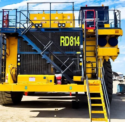 Industrial haul truck restored by All Paint Solutions
