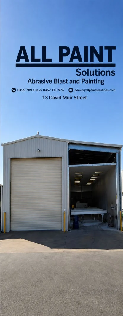 All Paint Solutions workshop at 13 David Muir Street in Mackay